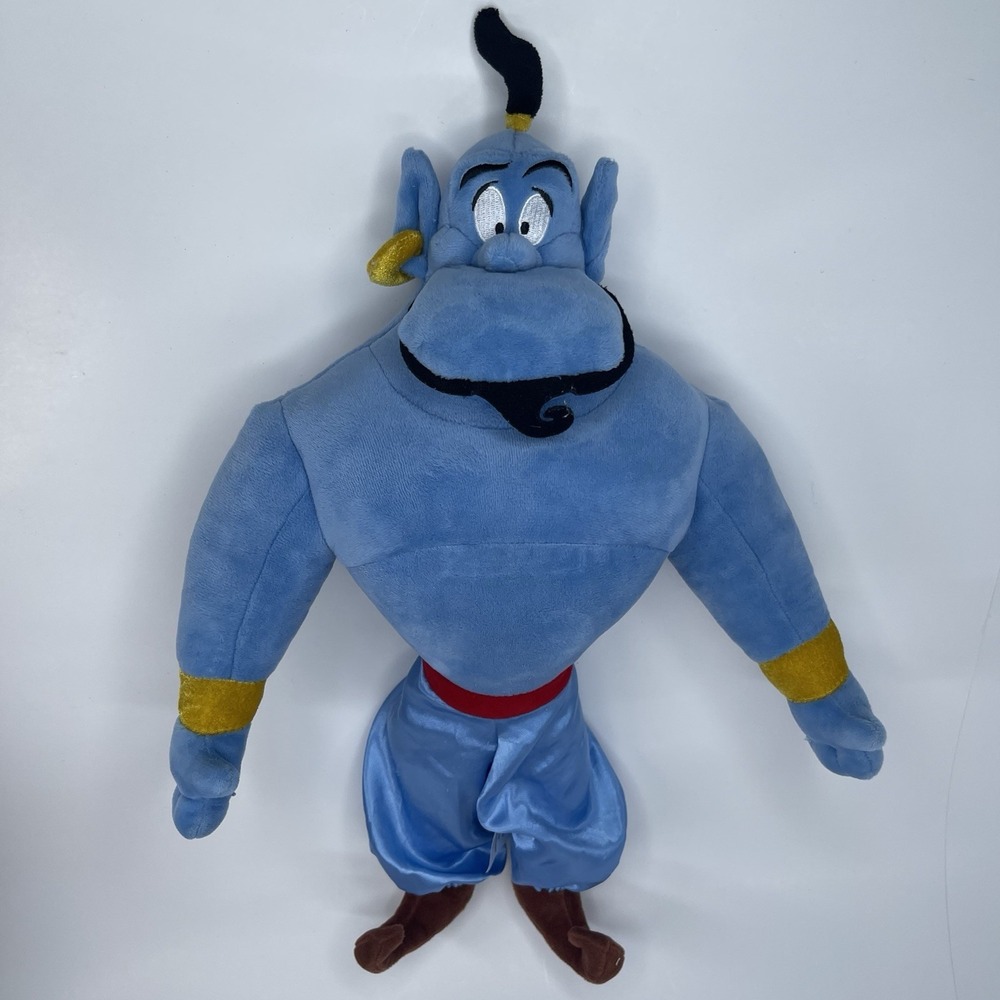 Disney Store Exclusive Aladdin Genie Plush Doll Stuffed Animal 18" Authentic